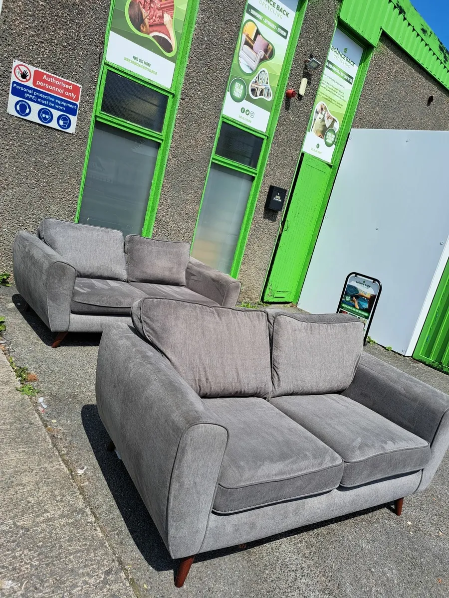 2× two seater sofas - Image 1