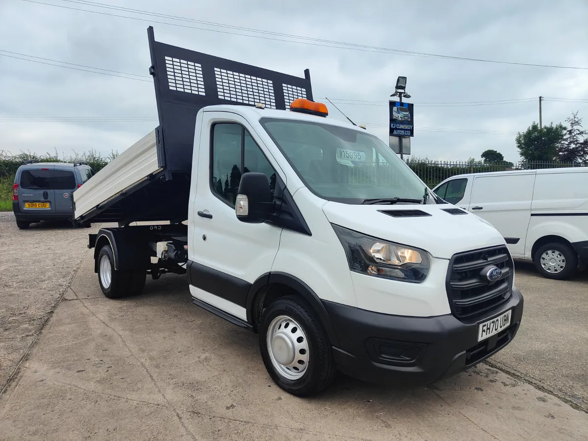 2021 TRANSIT 130 350 10FT6 TIPPER TWINWHEEL - Image 1