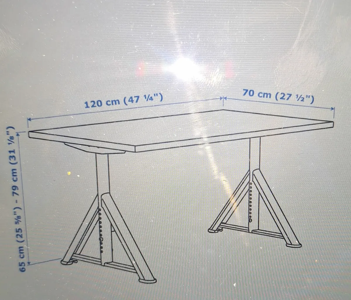 Home Office Desk - perfect condition - Image 1