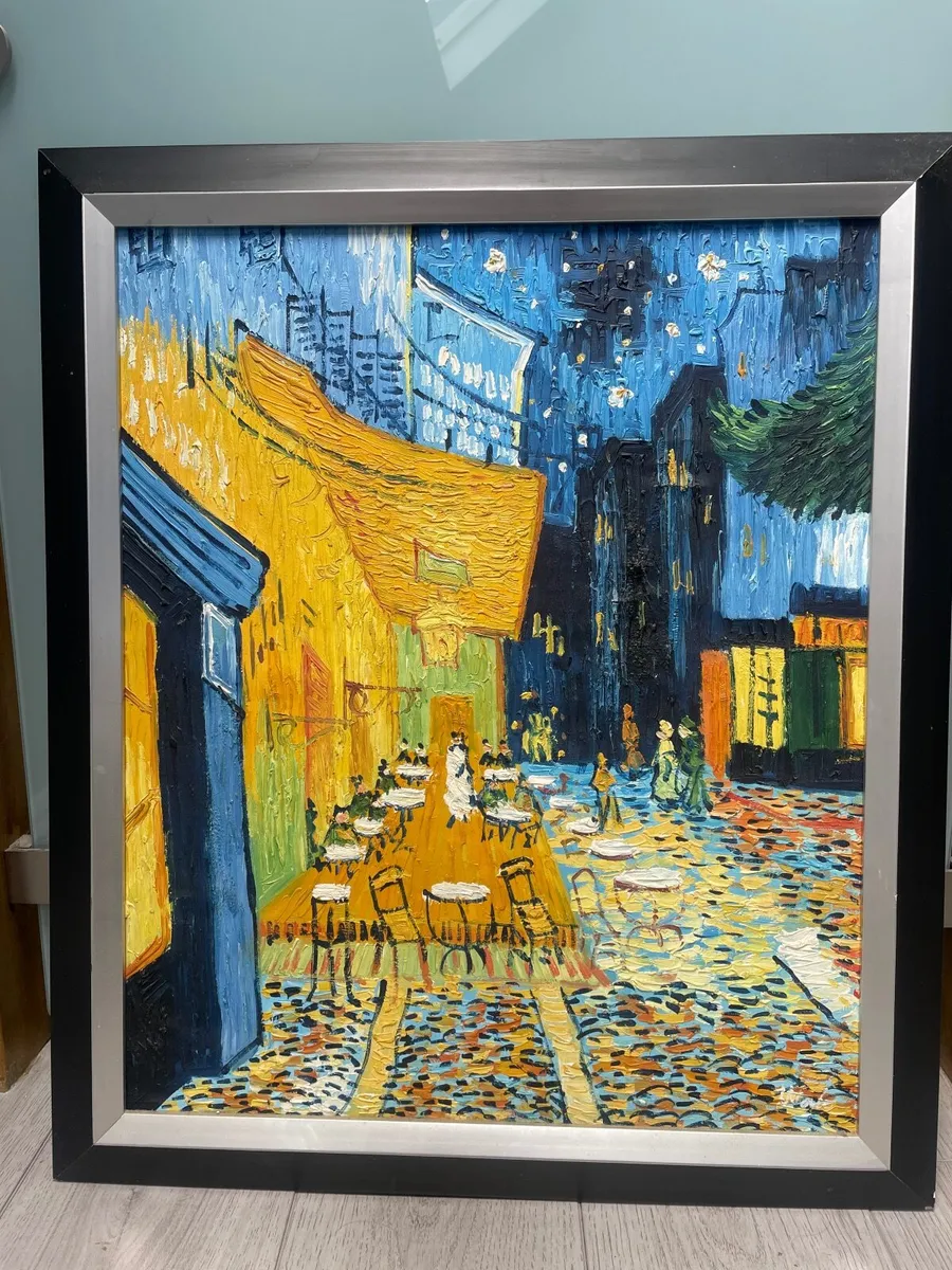Stunning oil painted French scenes from 110 euro - Image 3