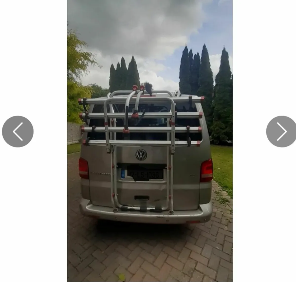 Fiamma Bicycle Carrier VW T5 Caravelle / Shuttle - Image 2