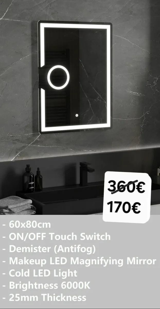 LED Bathroom Mirror - Image 2