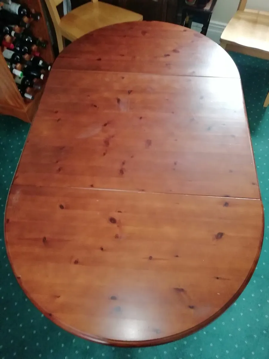Oval folding dining table - Image 1