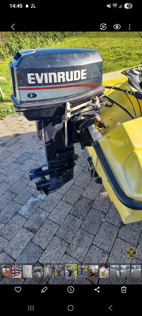 25hp 2 stroke outboard - Image 2
