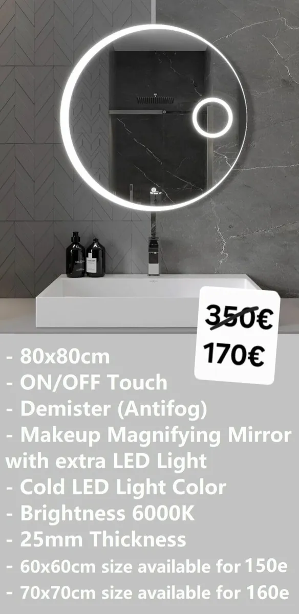 LED Bathroom Mirror - Image 2