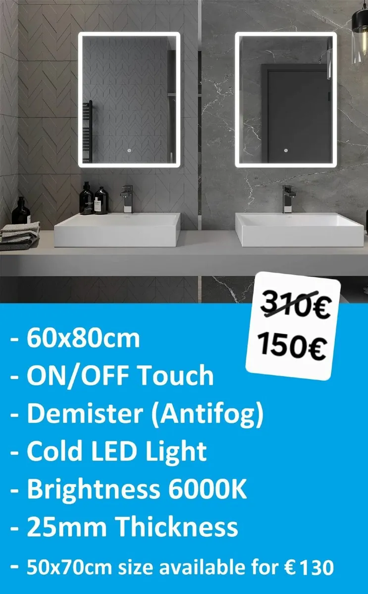 LED Bathroom Mirror - Image 1