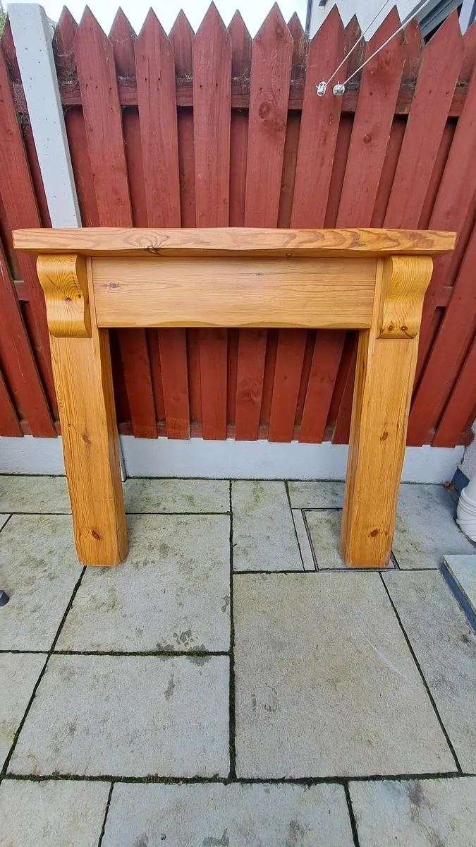 Timber fireplace surround - Image 2