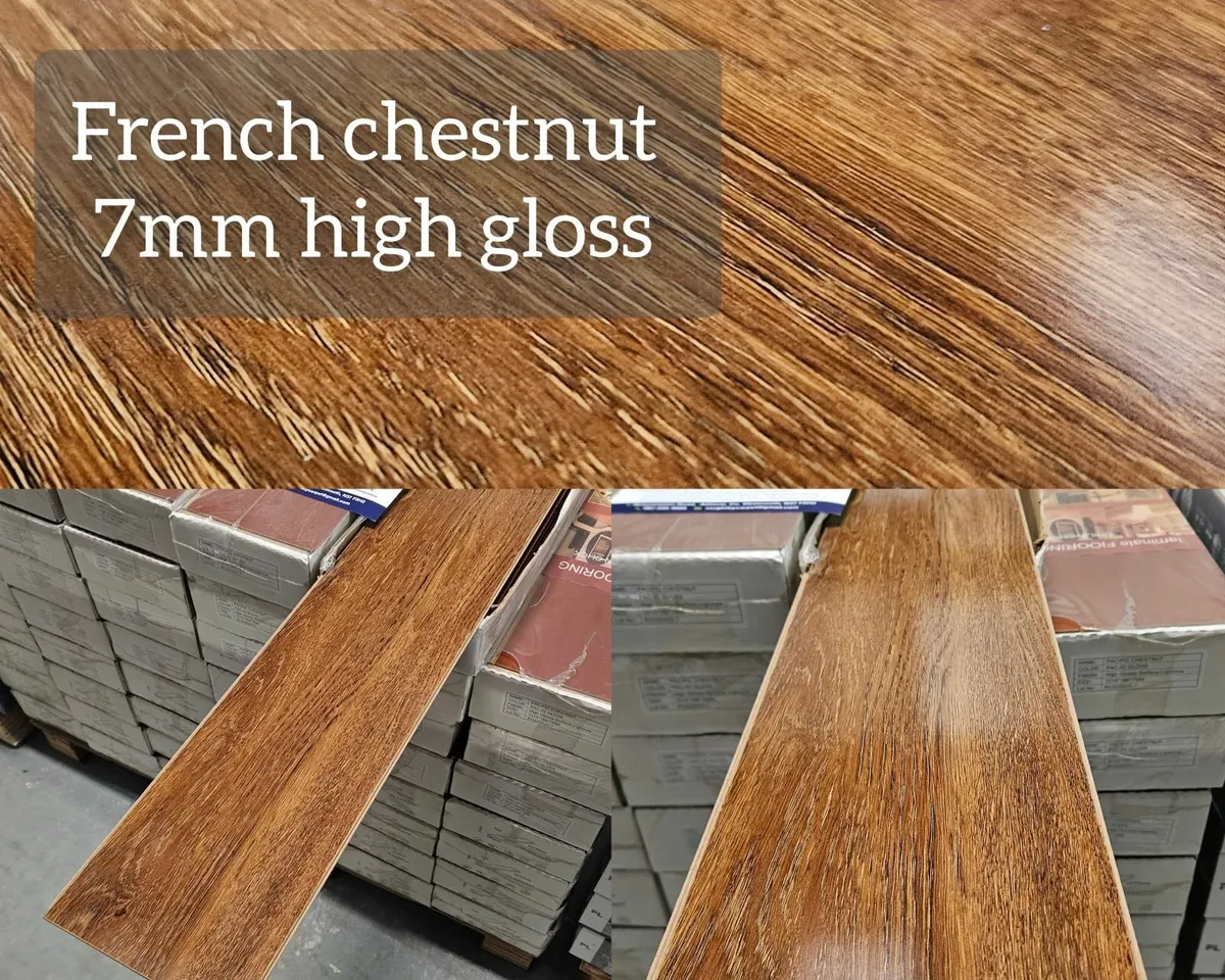 7mm  Laminated Click Flooring - - Image 1