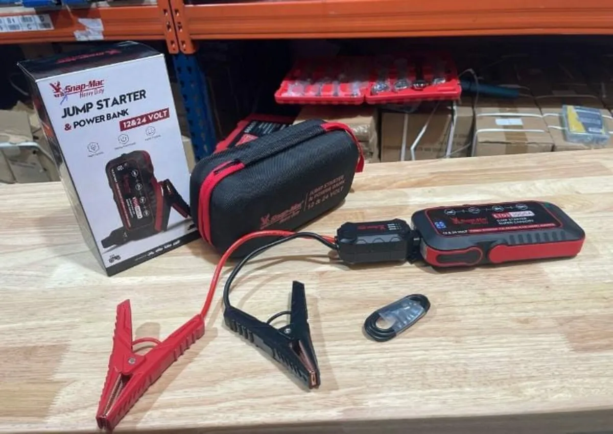 Snap-Mac 12/24V Jump Starter & Power Bank - Image 2