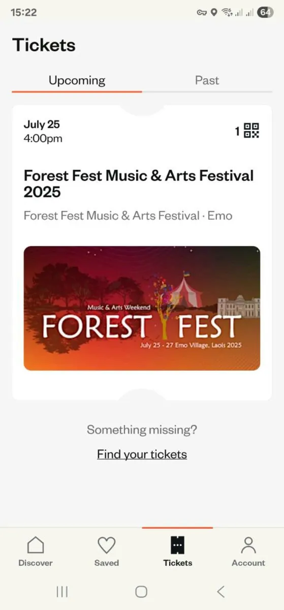 Forrest Fest Campervan ticket ONLY