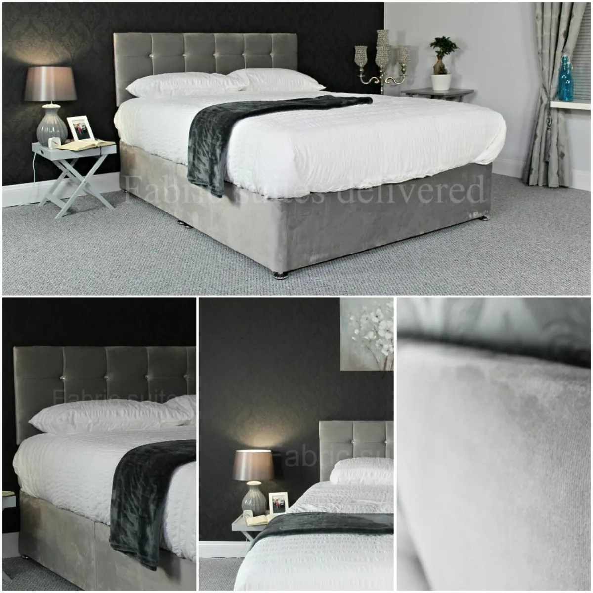 Budget Divan Beds with Mattress & Headboard - Ware - Image 1