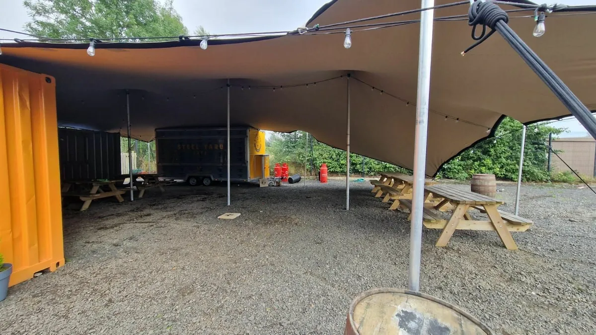 Nomadik Stretch Marquee 15m * 10.5m, poles&ropes - Image 2