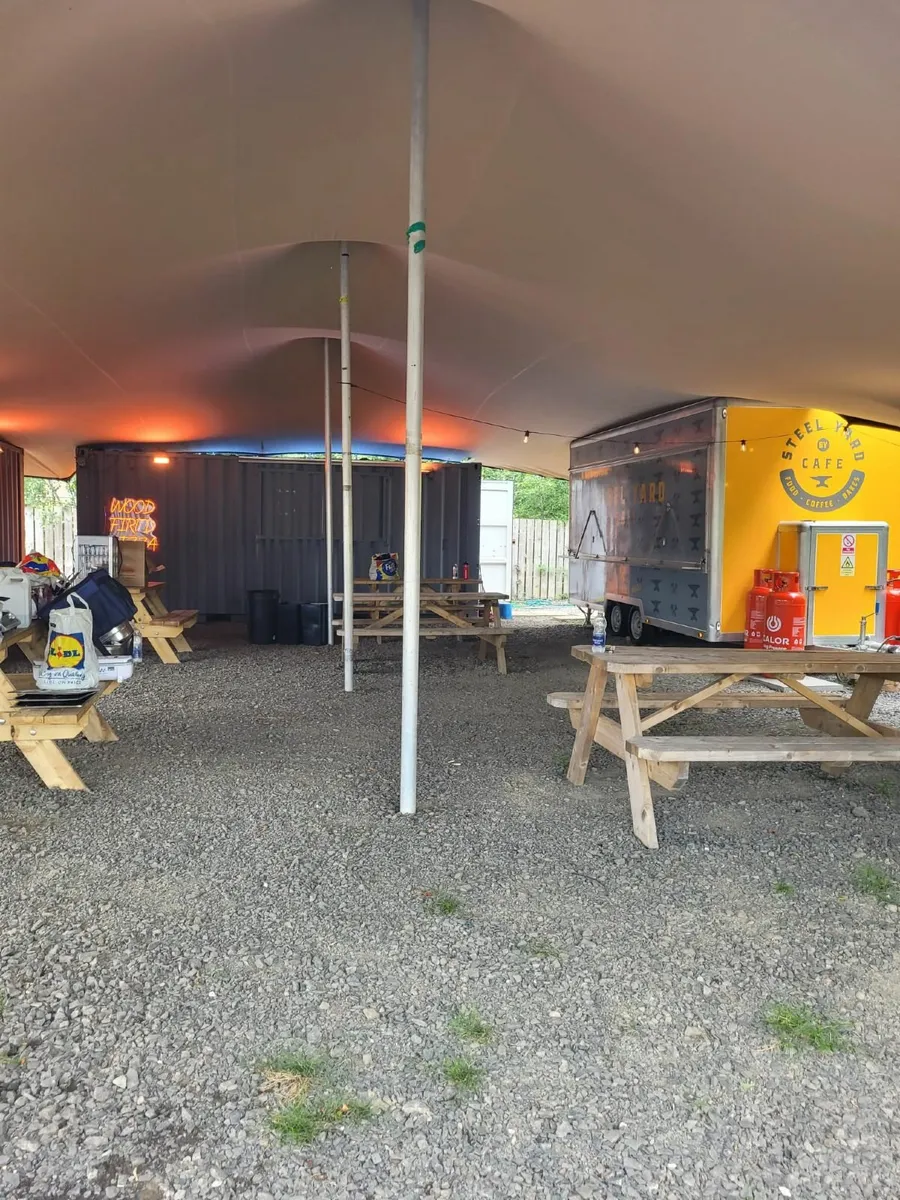 Nomadik Stretch Marquee 15m * 10.5m, poles&ropes - Image 3