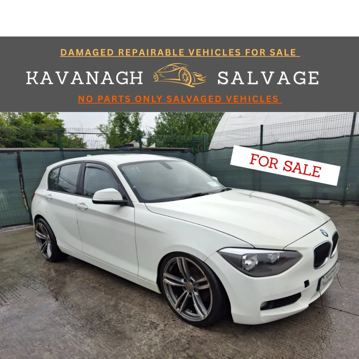 2012 BMW 1 Series 2.0 Diesel. Very light Damage - Image 1