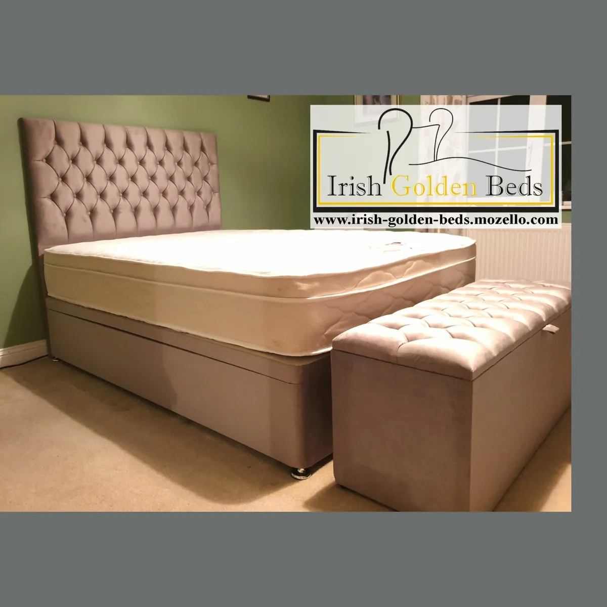 bed frame and headboard, free delivery - Image 3