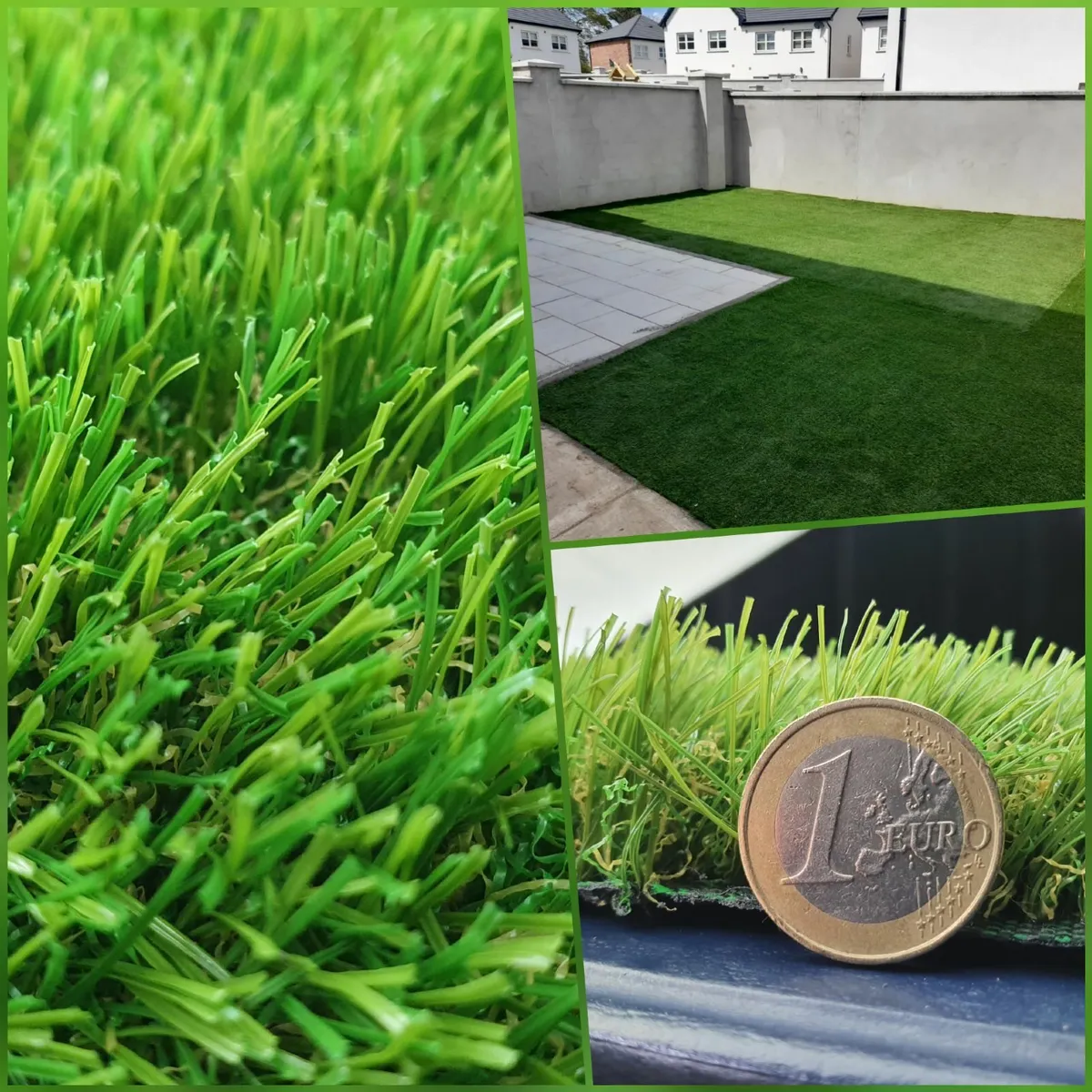 Cushioned 40mm Artificial Grass - Brown Thatched E - Image 3