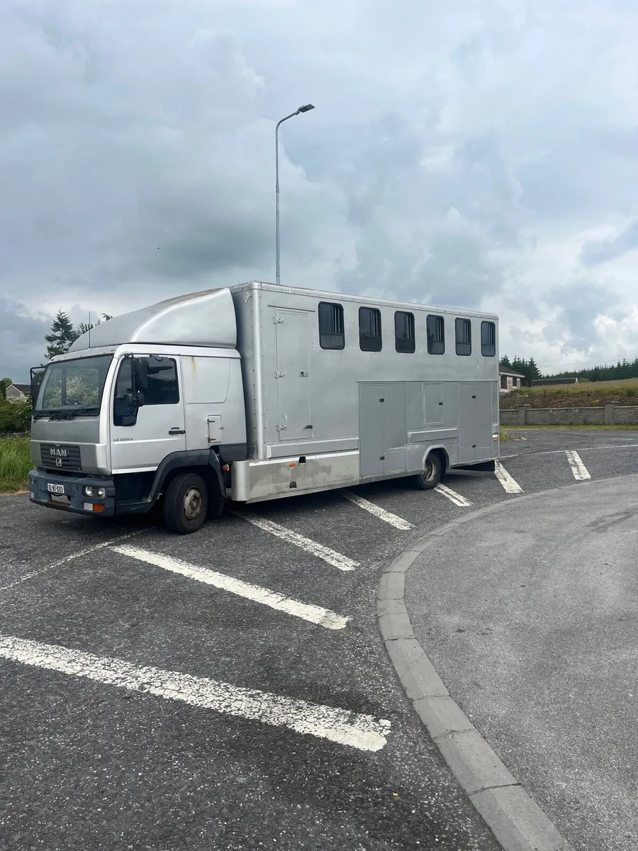 Man horse truck - Image 1