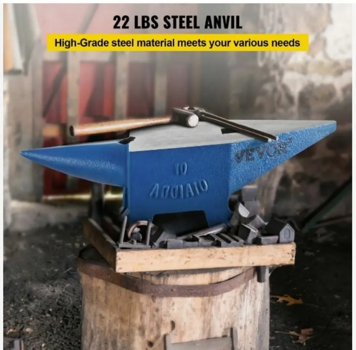 22lb Blacksmith Anvil Steel Anvil 10kg Solid - Image 2