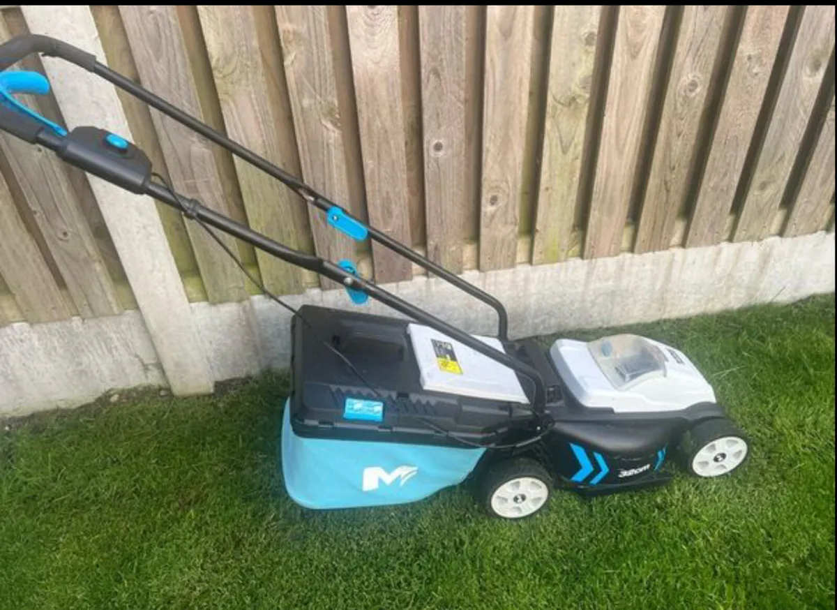 McAllister Battery Lawnmower & Strimmer - Image 1