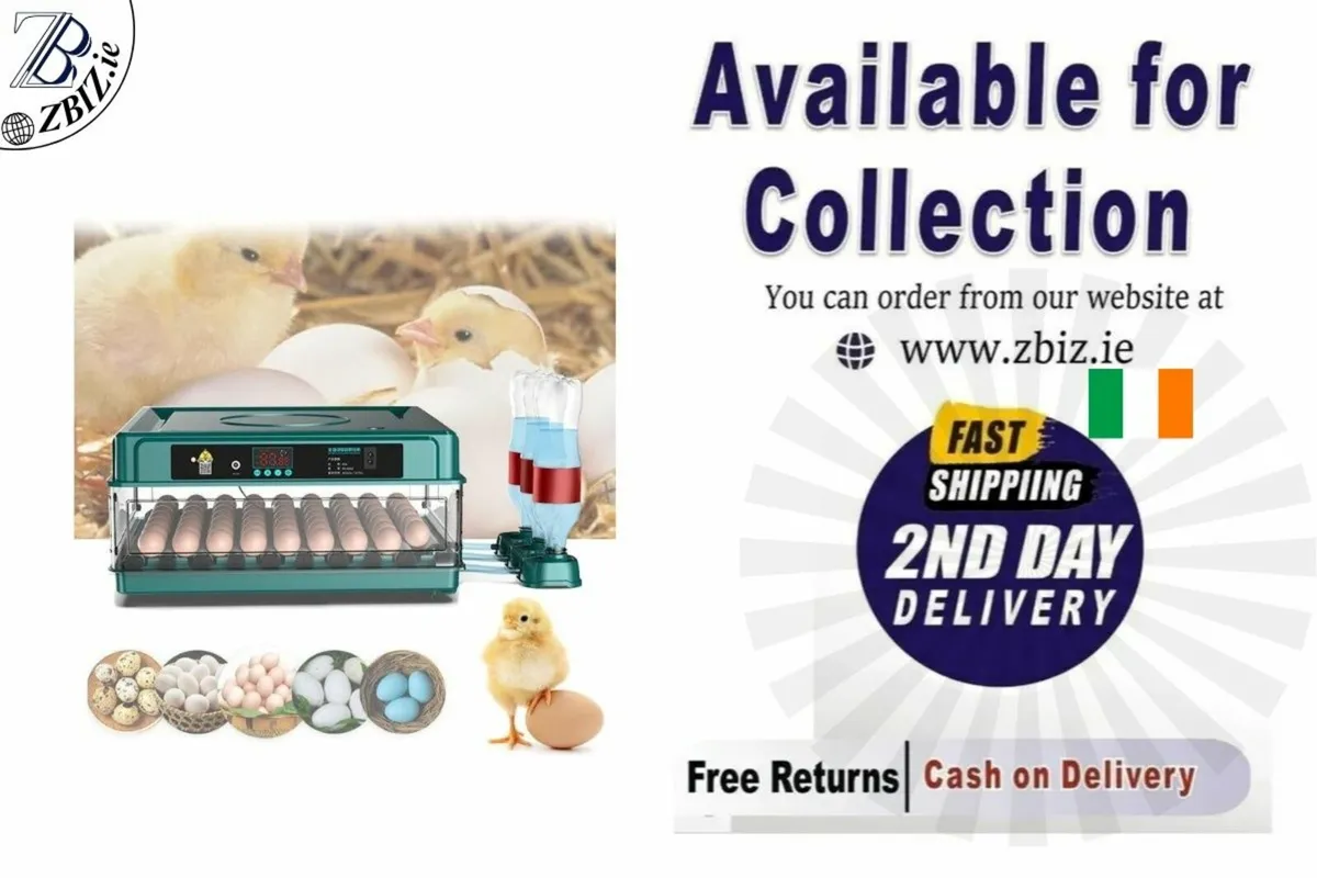 36 Egg Incubator with Drawers Automatic - Image 1