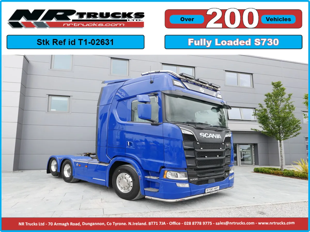 Scania S730 N/G Highline 6x2 Tag Axle Auto Gearbox - Image 1