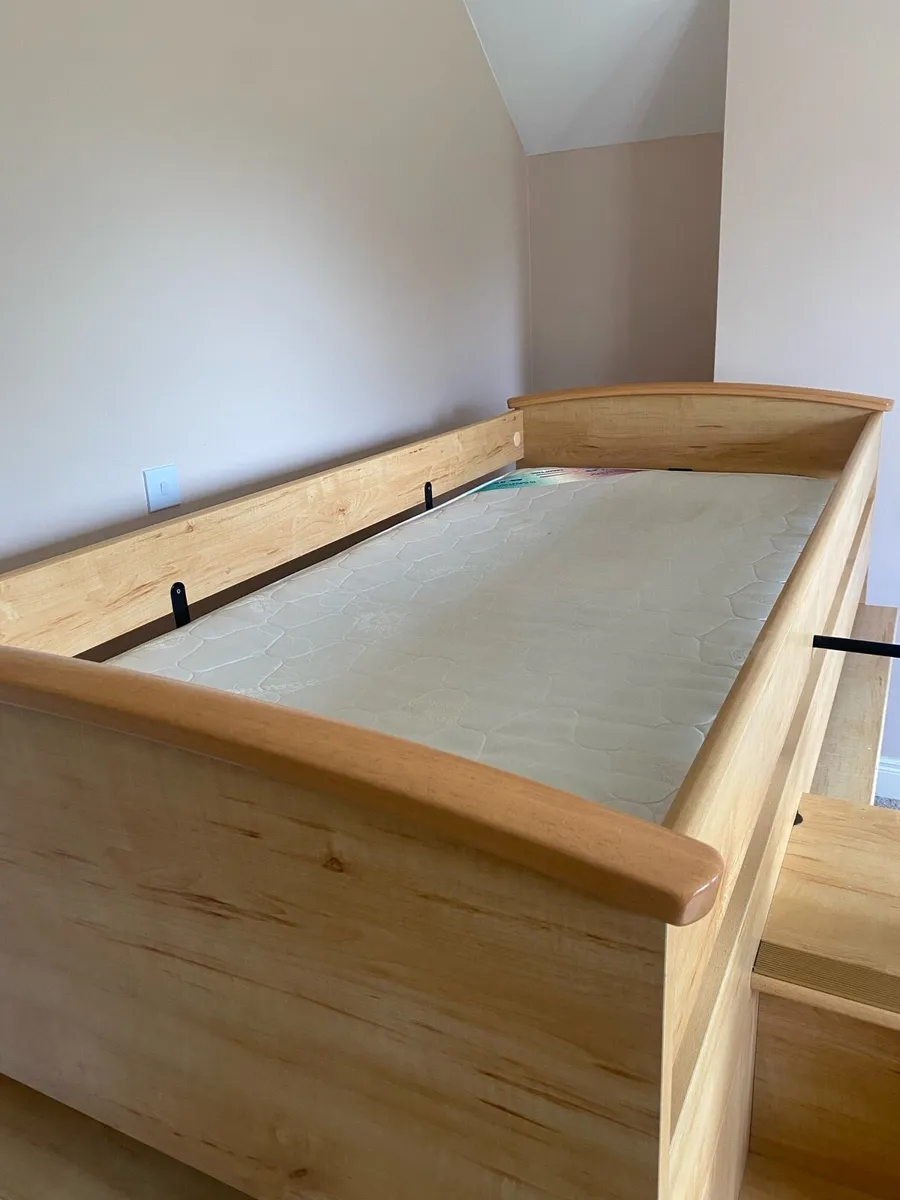 Gautier Mid sleeper bed with desk and drawers - Image 2