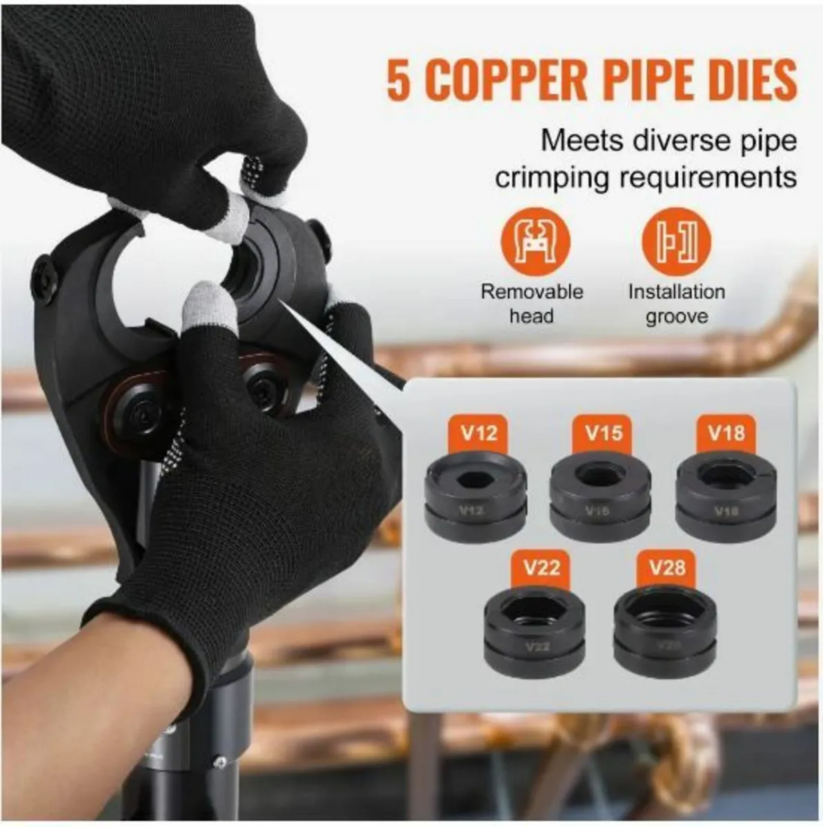 Copper Tube Fittings Crimping Tool - Image 3