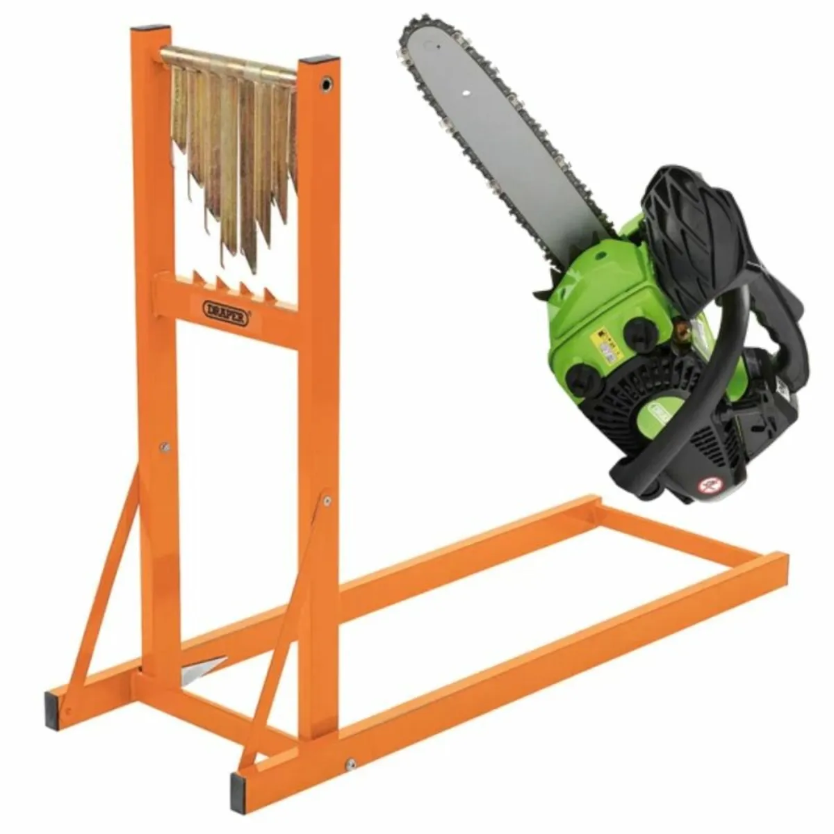 Draper Petrol 25.4cc Chainsaw + Steel Log Stand - Image 4