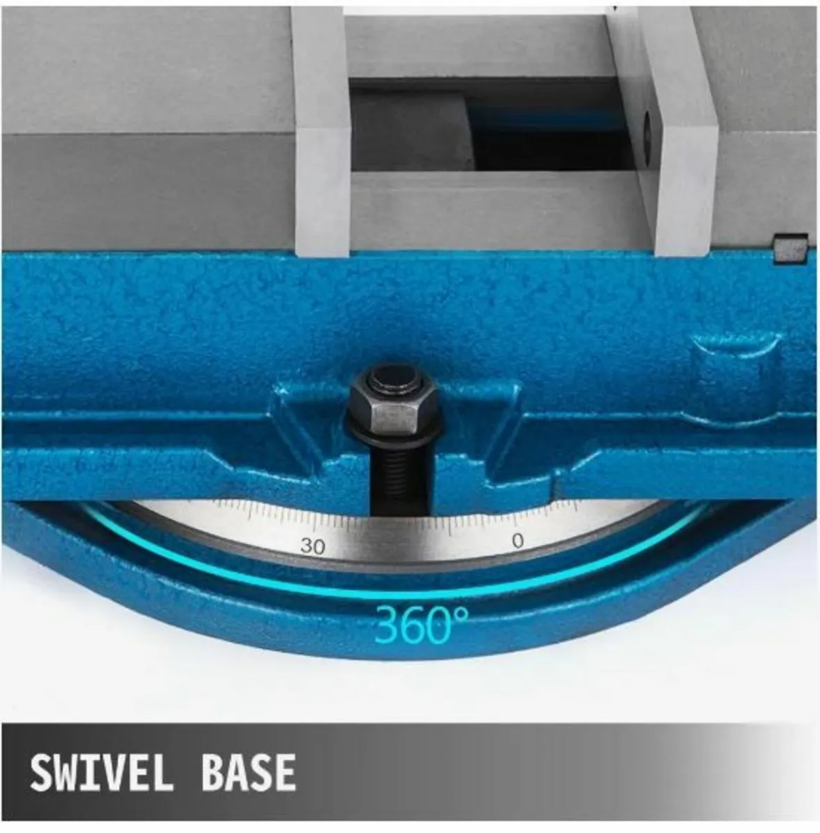 80MM Heavy Duty Milling Vise Bench Clamp - Image 2