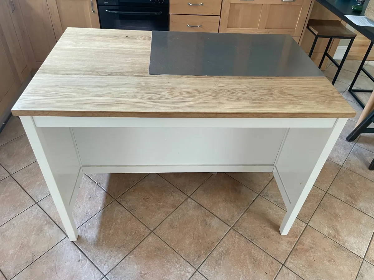 Ikea Kitchen Island Table off-white/oak - Image 3