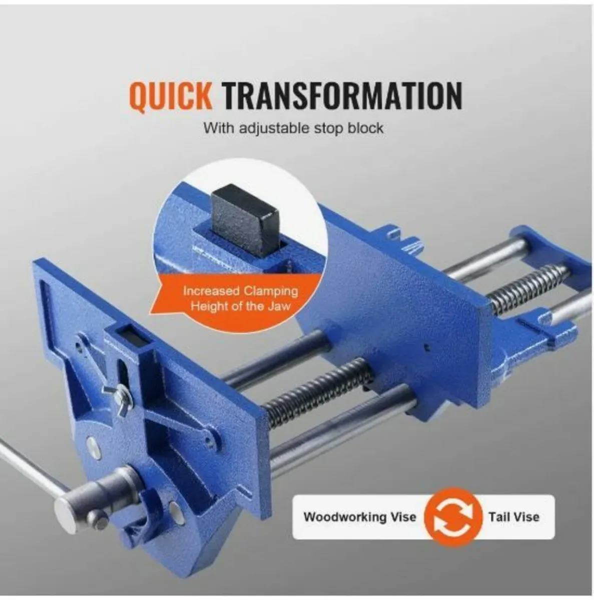 Woodworking Vise, 13 inch - Image 3