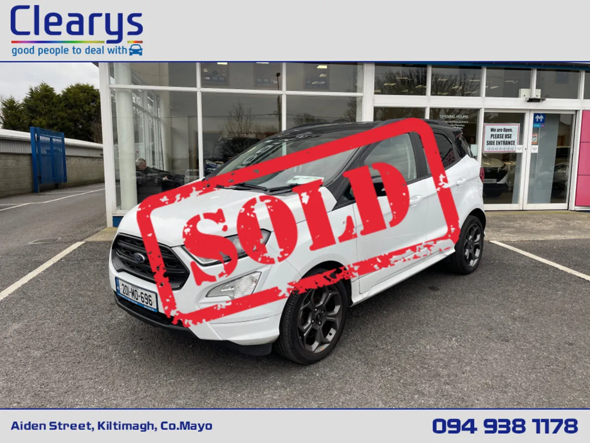 Ford EcoSport ST-LINE 1.5 100PS  ** 24 MONTH WARRA - Image 1