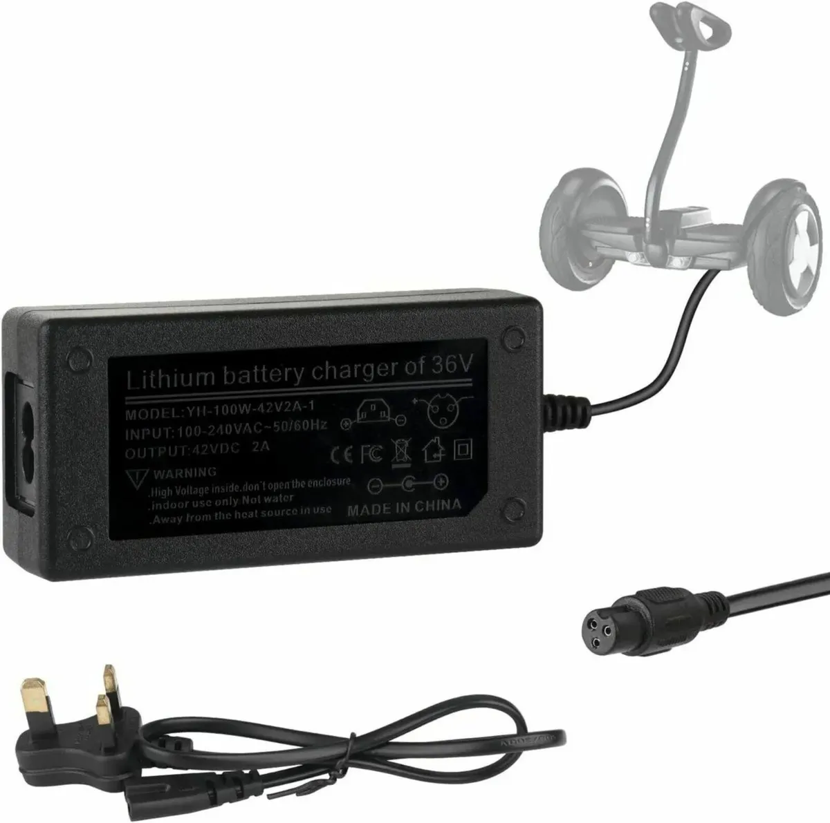 Scooter Charger Power Adapter Hoverboard Charger - Image 3