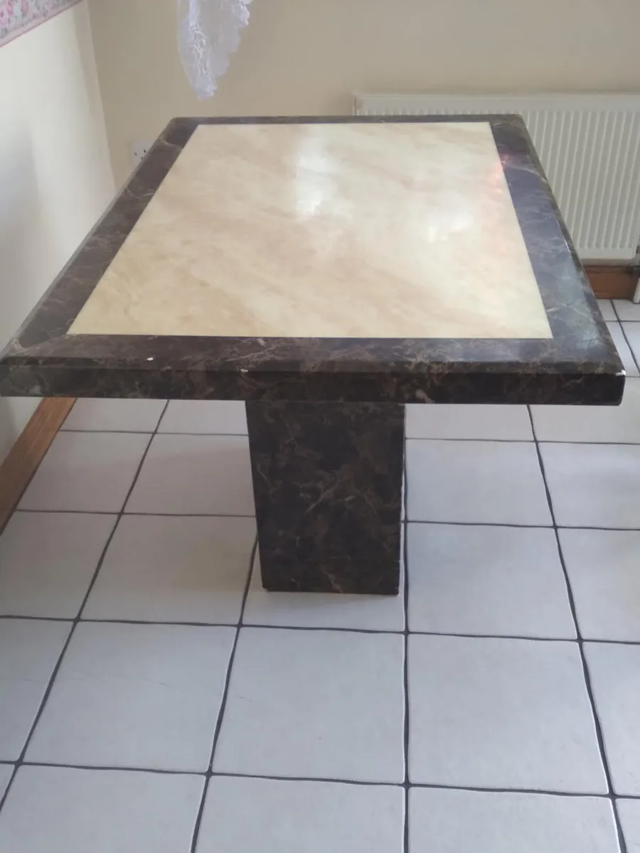 Marble table
