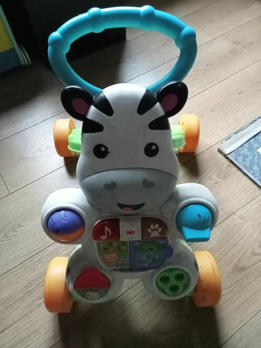 Fisher Price Zebra baby push walker