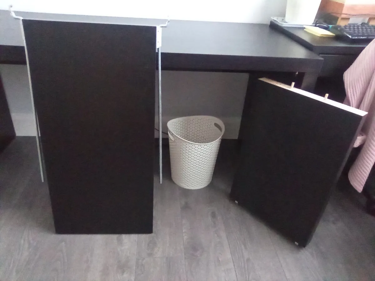 IKEA Malm Desk Brown with Pull-Out Panel - Image 2