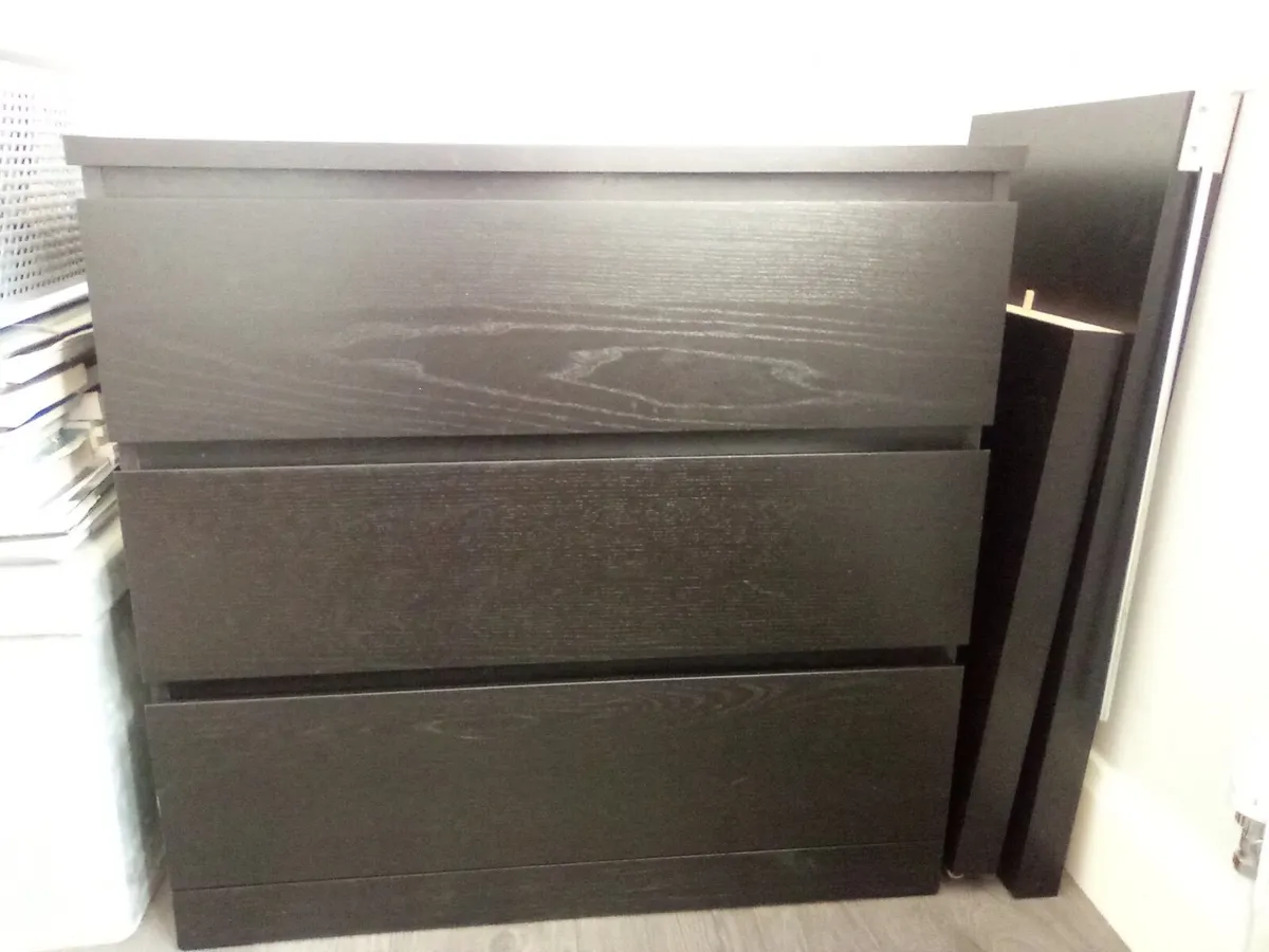 IKEA Malm Chest of 3 Drawers