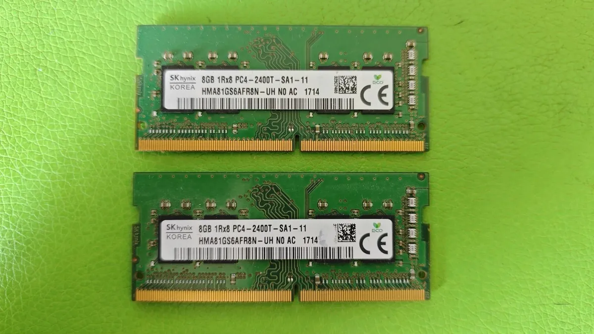 Hynix 16gb (8gbx2) Ddr4-2400 Memory Laptop RAM - Image 1