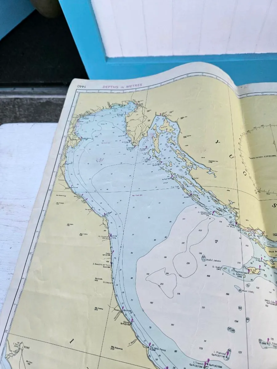 Vintage Map Chart Adriatic Sea - Image 3