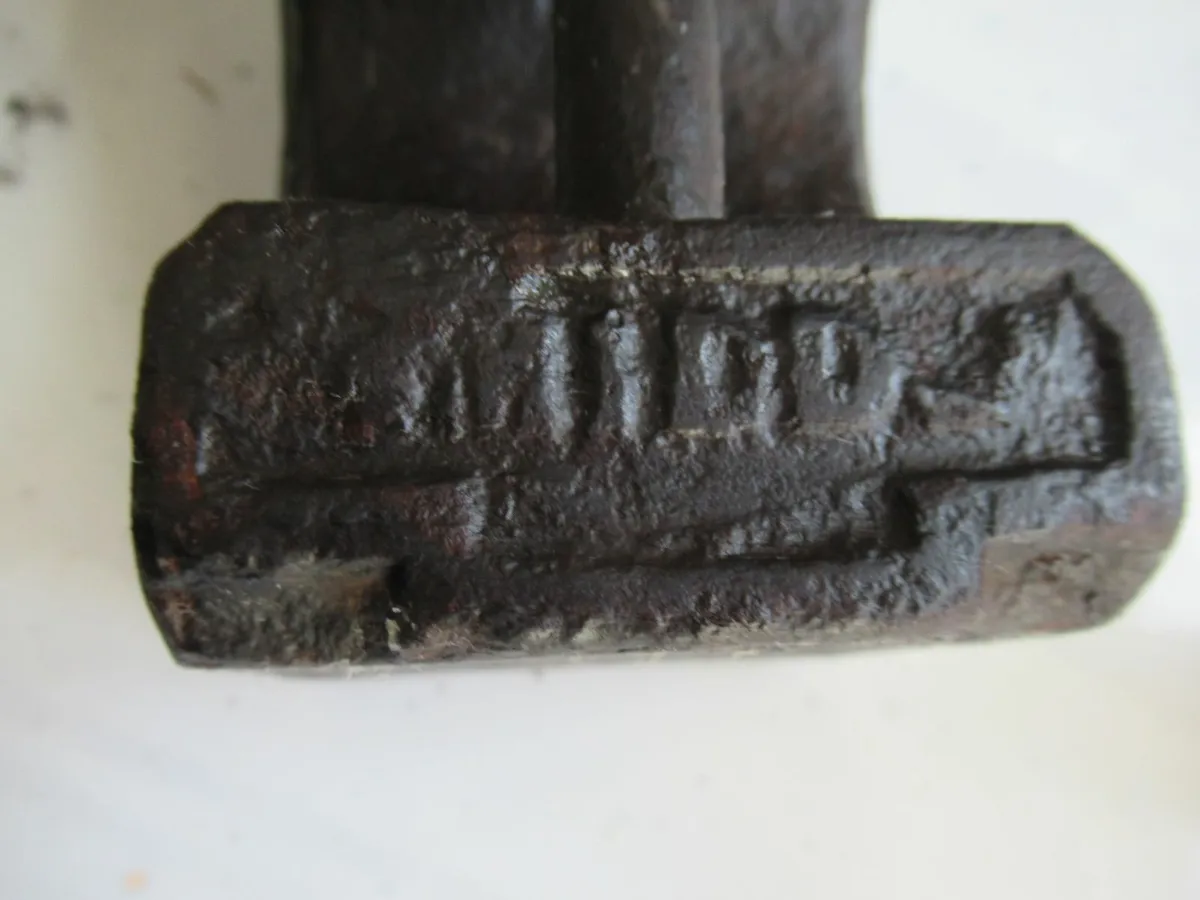 vintage cast iron weight 7 lb door antique cottage - Image 3