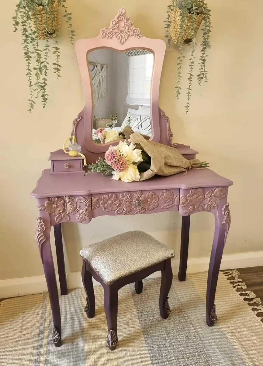 Dressing table  with stool - Image 4