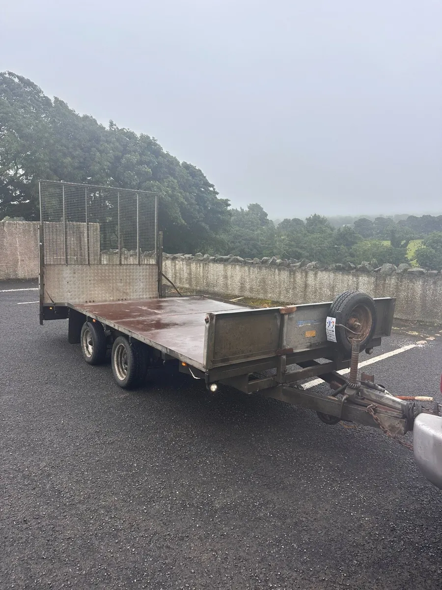 14ft beaver tail low loader trailer - Image 1