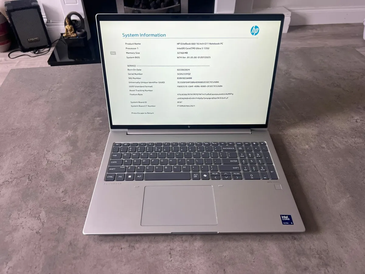 New Loptop HP Elitebook 660 G11,Intel ultra 5,32GB - Image 1