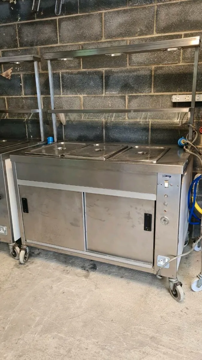 3 Well Bain Marie with gantry - Image 3