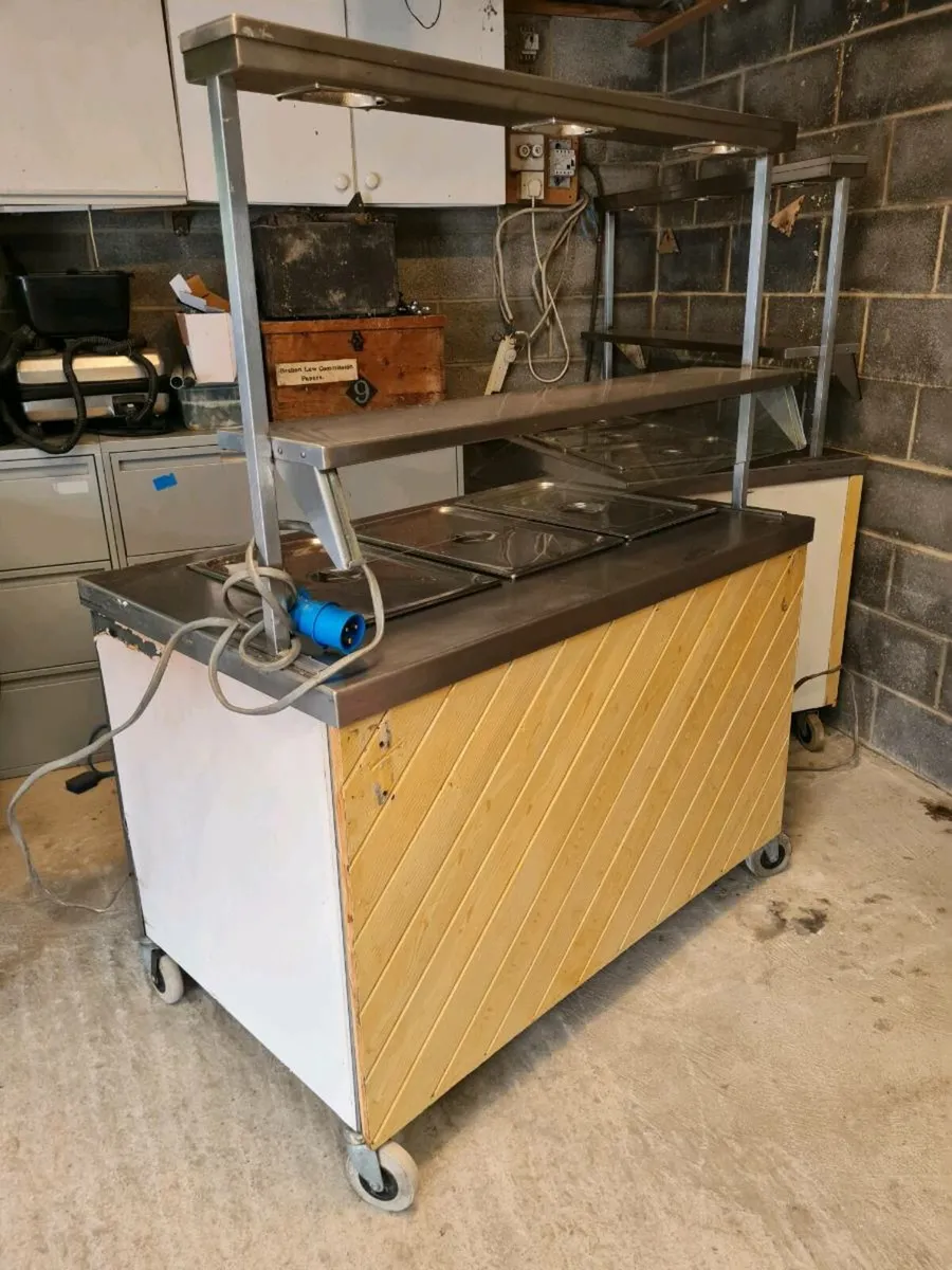 3 Well Bain Marie with gantry - Image 4