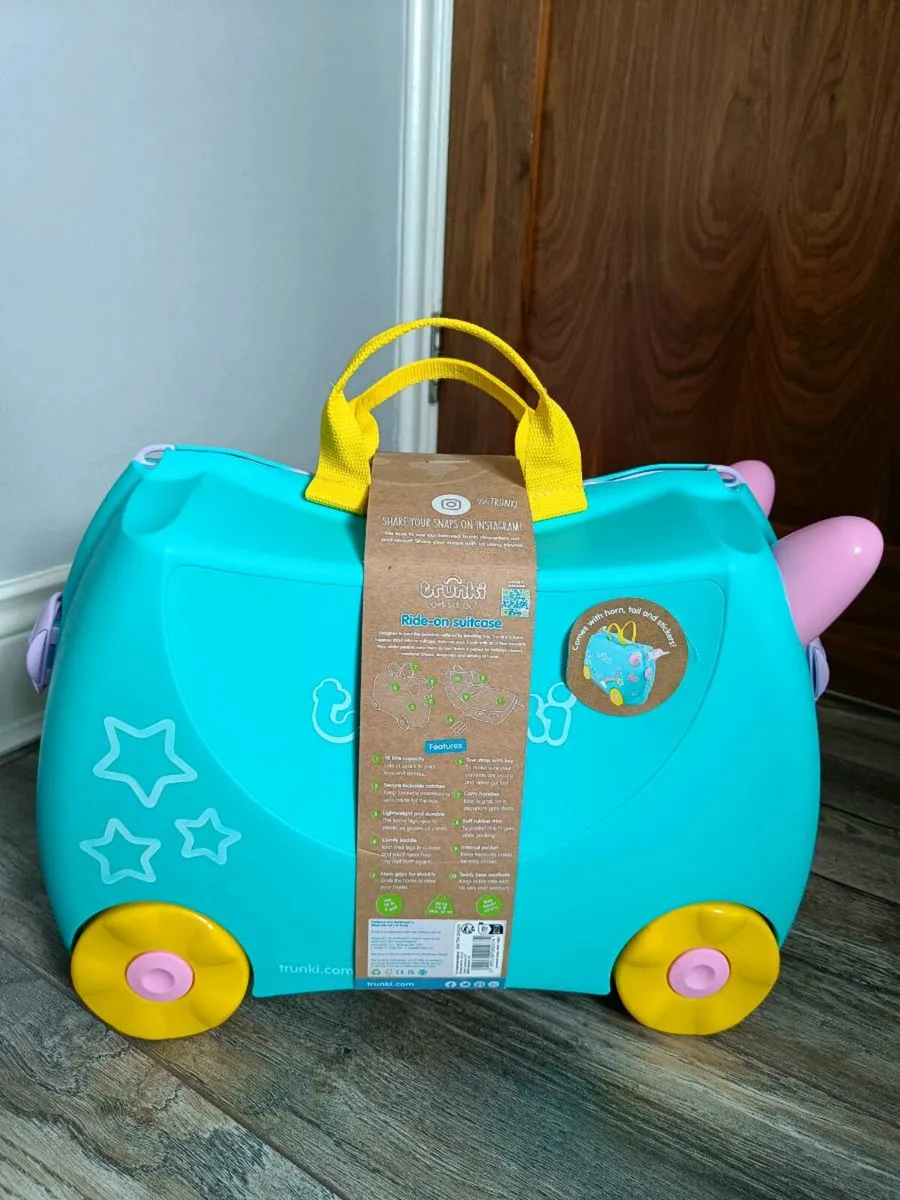 TRUNKI Ride-On Suitcase UNICORN - Image 4