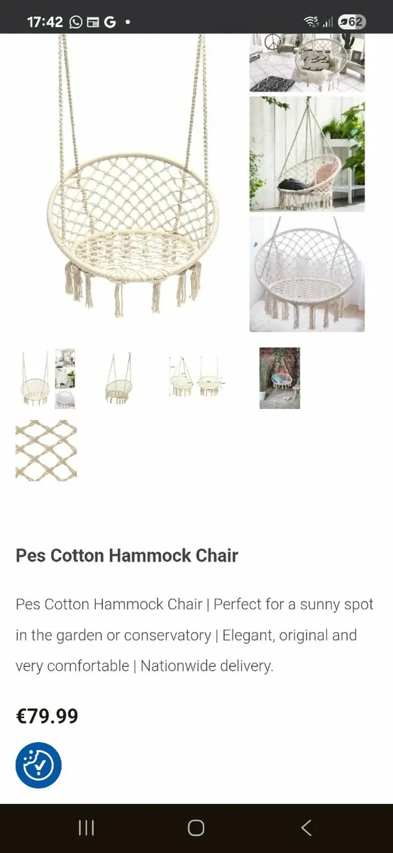 Hammock chair outdoor