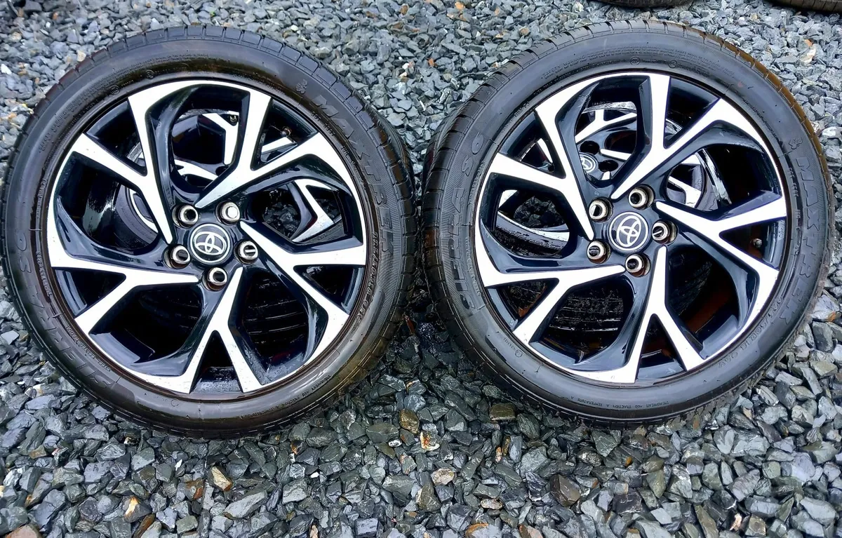 18inch 5x114.3 Genuine Toyota CH-R Alloys - Image 1