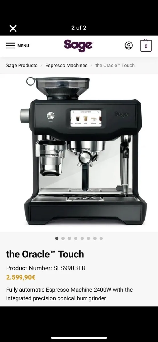 Sage Oracle Touch (Dual Boiler) Black Truffle - Image 2