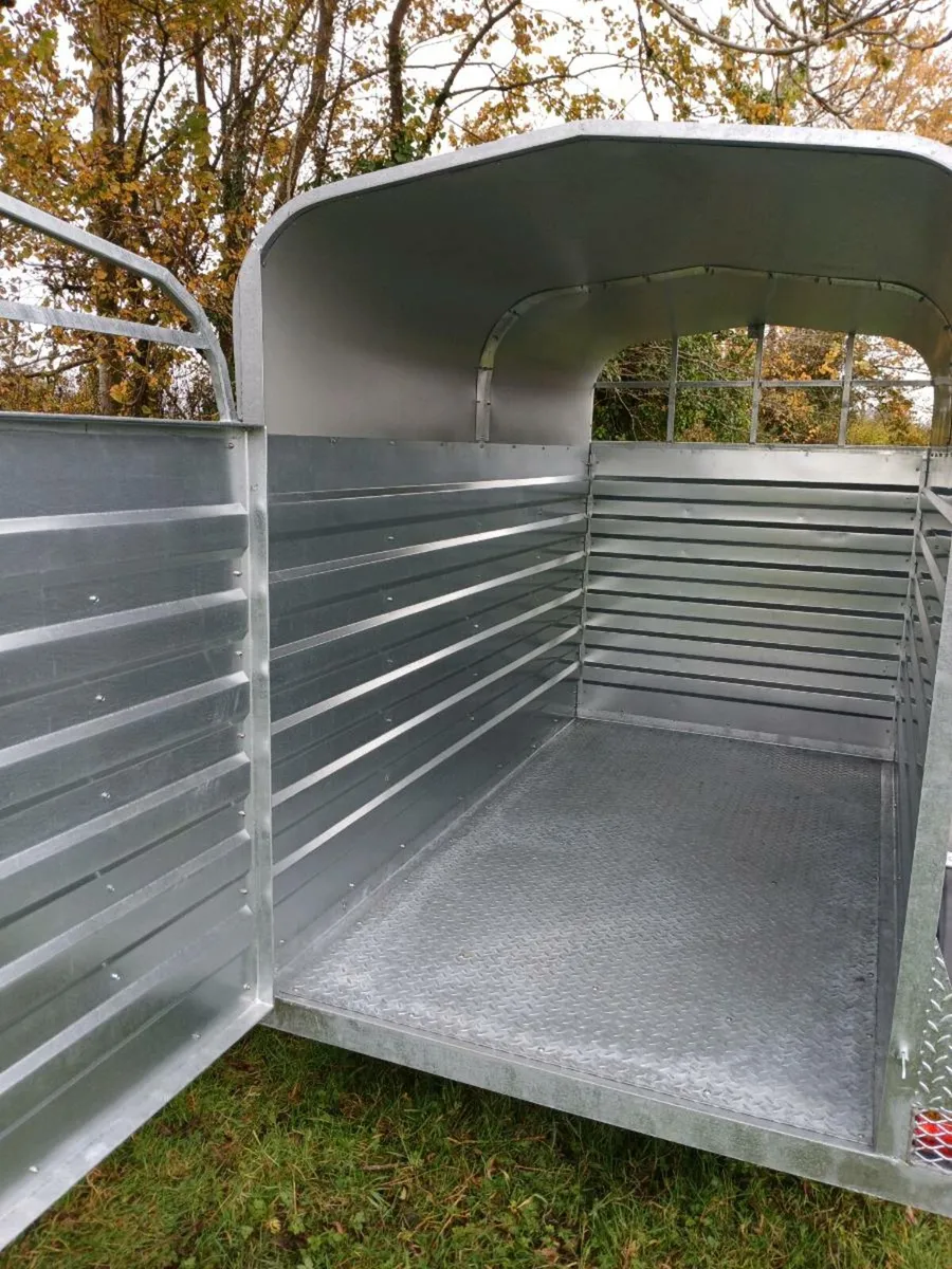 New galvanized cattle trailer - Image 2